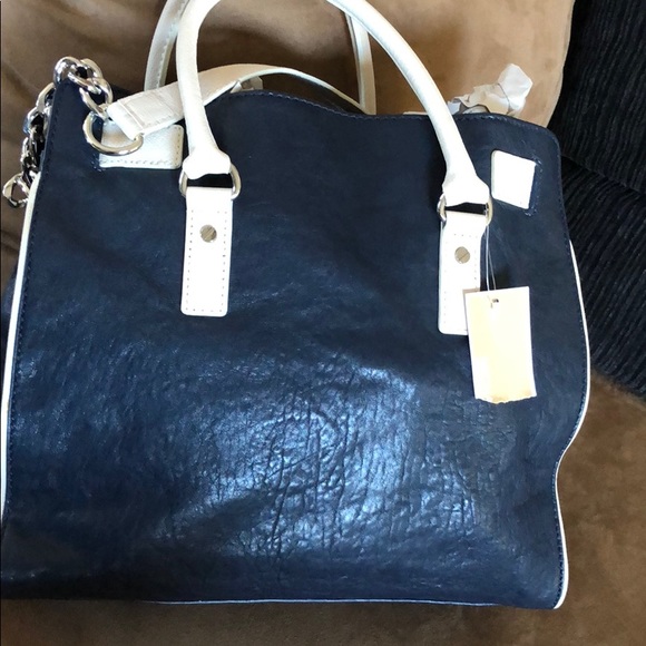 Michael Kors Navy Shoulder/Tote Bag - Picture 6 of 7